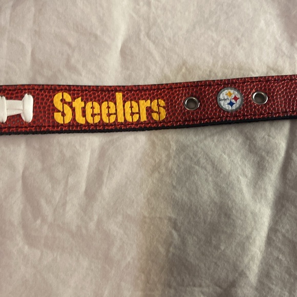 Steelers NFL Football 24” Long Dog Collar - Picture 5 of 16